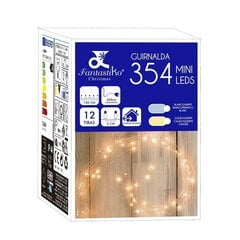 Kalėdinė girlianda, 354 LED, 6,5 m kaina ir informacija | Girliandos | pigu.lt