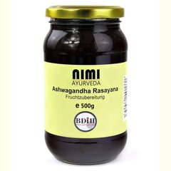 Ajurvedinis džemas Ashwagandha Rasayana Nimi Ayurveda, 500g kaina ir informacija | Funkcinis maistas (supermaistas) | pigu.lt