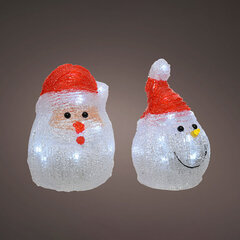 Декоративная фигура Lumineo 488719 LED Свет Рождество 13 x 10 x 21 cm цена и информация | Рождественское украшение CA1031, 10 см | pigu.lt
