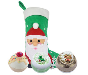 Bomb Cosmetics vonios kamuoliukų rinkinys Santa's Stocking, 3 vnt. kaina ir informacija | Dušo želė, aliejai | pigu.lt
