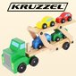 Medinis autovėžis Kruzzel kaina ir informacija | Žaislai berniukams | pigu.lt