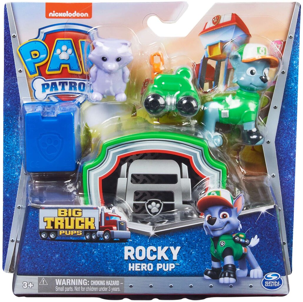 Figūrėlė Paw Patrol Big Truck Hero Pupble Rubble цена и информация | Žaislai berniukams | pigu.lt