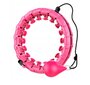 Liekninantis lankas Hula Hoop Smart, 45 cm, rožinis цена и информация | Gimnastikos lankai ir lazdos | pigu.lt