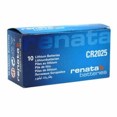 Elementai Renata CR2025 10 vnt. цена и информация | Батарейки | pigu.lt