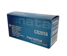 Elementai Renata CR2016 3V 10 vnt. цена и информация | Батарейки | pigu.lt