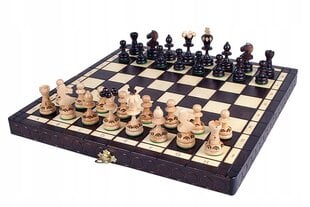 Tradiciniai mediniai šachmatai Sunrise Chess & Games Pearl Chess Medium, 36 x 36 cm kaina ir informacija | Stalo žaidimai, galvosūkiai | pigu.lt