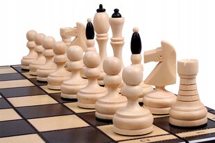 Tradiciniai mediniai šachmatai Sunrise Chess & Games Classic, 50 x 50 cm kaina ir informacija | Stalo žaidimai, galvosūkiai | pigu.lt