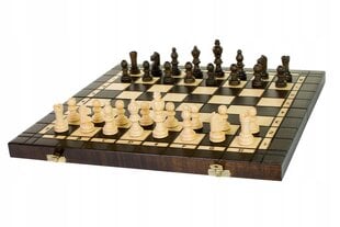 Šachmatų, šaškių ir nardų rinkinys Sunrise Chess & Games 3 in 1, 40 x 40 cm kaina ir informacija | Stalo žaidimai, galvosūkiai | pigu.lt