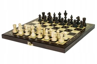 Mediniai šachmatai Sunrise Chess & Games Training Chess, 34,5 x 34,5 cm kaina ir informacija | Stalo žaidimai, galvosūkiai | pigu.lt