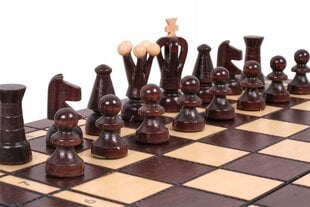 Šachmatų ir šaškių rinkinys Sunrise Chess & Games 2 in 1, 35 x 35 cm kaina ir informacija | Stalo žaidimai, galvosūkiai | pigu.lt