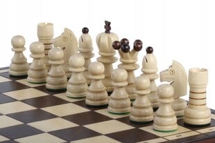 Mediniai šachmatai Sunrise Chess & Games Big Pearl, 42 x 42 cm kaina ir informacija | Stalo žaidimai, galvosūkiai | pigu.lt