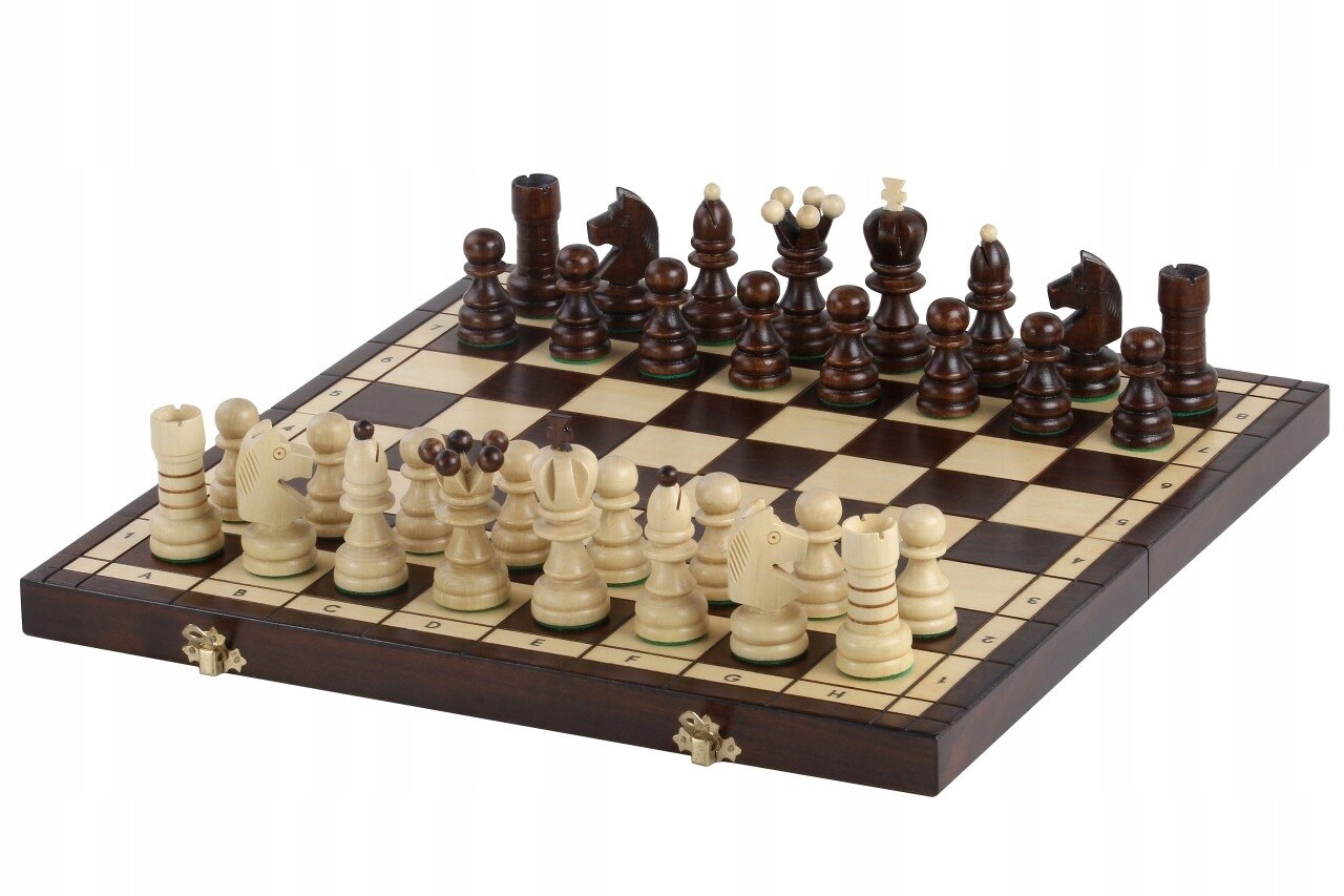 Mediniai šachmatai Sunrise Chess & Games Big Pearl, 42 x 42 cm цена |  pigu.lt