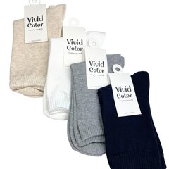 Kojinės moterims Vivid Cozy, įvairių spalvų, 4 poros kaina ir informacija | Moteriškos kojinės | pigu.lt