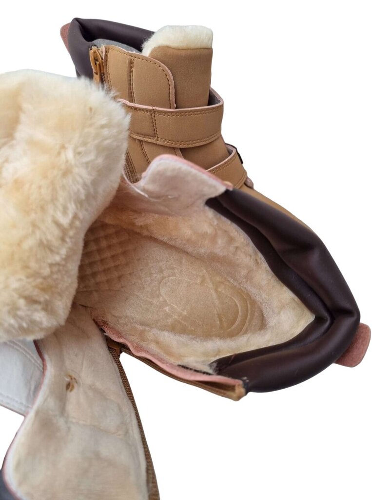 Žieminiai batai berniukams Apawwa, rudi цена и информация | Žieminiai batai vaikams | pigu.lt