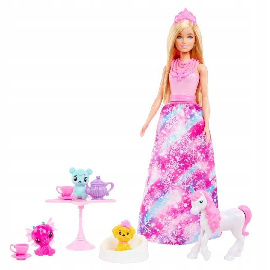 Advento kalendorius Fantasy Land HGM66 Barbie Dreamtopia kaina ir informacija | Žaislai mergaitėms | pigu.lt