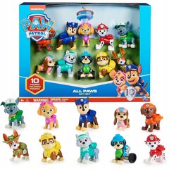 Figūrėlių rinkinys Paw Patrol Spin Master 6065255, 10 vnt. цена и информация | Игрушки для мальчиков | pigu.lt