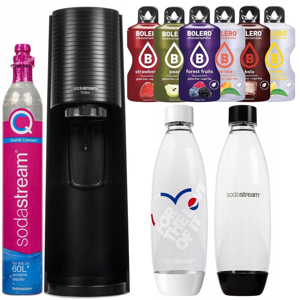 SodaStream Terra kaina ir informacija | Gazuoto vandens aparatai ir priedai | pigu.lt