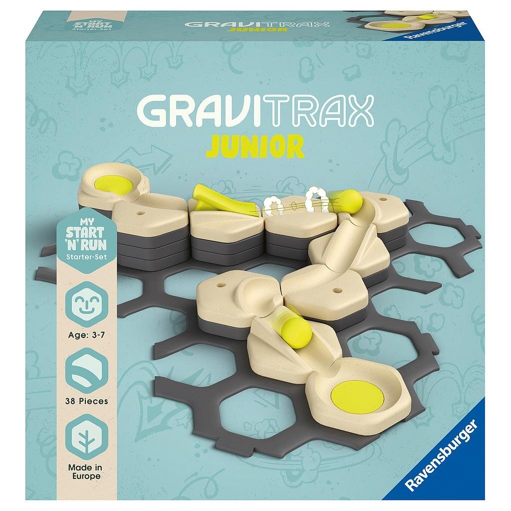 Trasa kamuoliukui Ravensburger GraviTrax Junior Starter Kit kaina ir informacija | Žaislai berniukams | pigu.lt