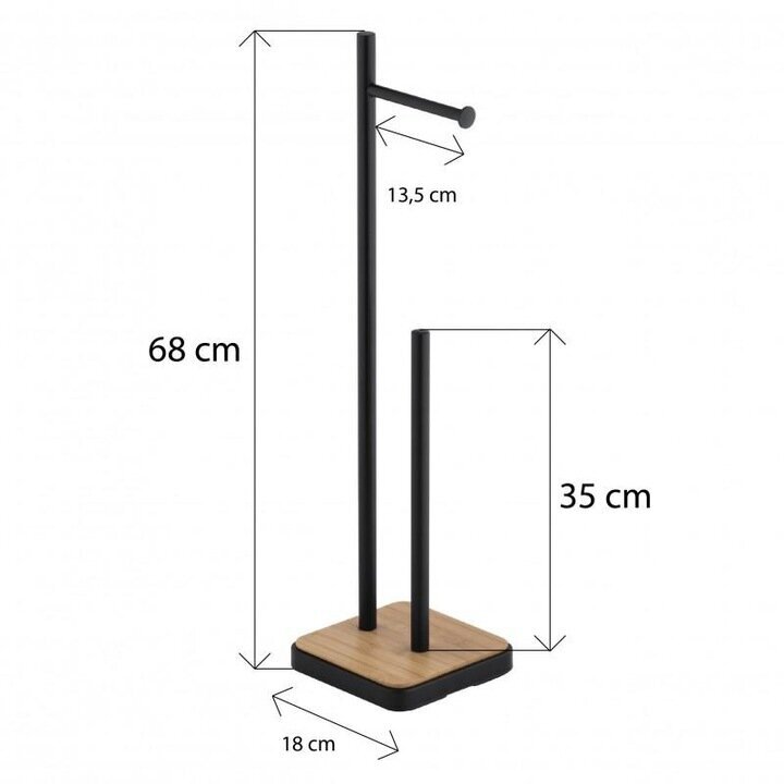 Tualetinio popieriaus stovas Yoka, 72 cm kaina ir informacija | Vonios kambario aksesuarai | pigu.lt