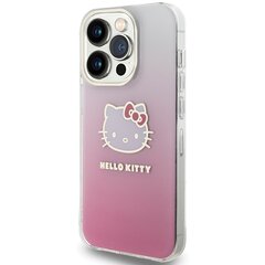 Hello Kitty HKHCP15XHDGKEP iPhone 15 Pro Max 6.7" różowy|pink hardcase IML Gradient Electrop Kitty Head цена и информация | Чехлы для телефонов | pigu.lt