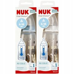 Бутылочка NUK 216007, 6-18 месяцев, 300 мл цена и информация | Бутылочки и аксессуары | pigu.lt