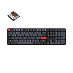 Keychron K5 PRO RGB QMK/VIA Wireless Full - US Layout - Gateron Brown (K5P-H3) Belaidė Žaidimų Klaviatūra цена и информация | Клавиатуры | pigu.lt