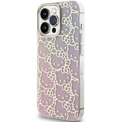Hello Kitty HKHCP13LHCHPEP iPhone 13 Pro | 13 6.1" różowy|pink hardcase IML Gradient Electrop Crowded Kitty Head цена и информация | Чехлы для телефонов | pigu.lt