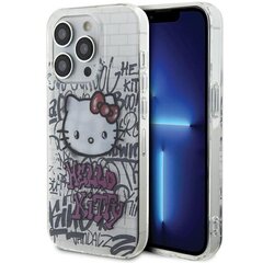 Hello Kitty HKHCP14XHDGPHT iPhone 14 Pro Max 6.7" biały|white hardcase IML Kitty On Bricks Graffiti цена и информация | Чехлы для телефонов | pigu.lt