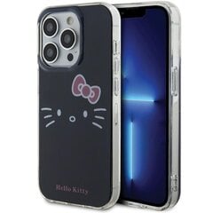 Hello Kitty HKHCP15LHKHLK iPhone 15 Pro 6.1" czarny|black hardcase IML Kitty Face цена и информация | Чехлы для телефонов | pigu.lt