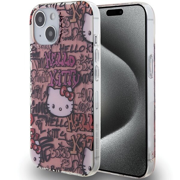 Hello Kitty dėklas skirtas Apple iPhone 15 цена и информация | Telefono dėklai | pigu.lt