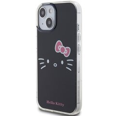 Hello Kitty HKHCP15SHKHLK iPhone 15 6.1" czarny|black hardcase IML Kitty Face цена и информация | Чехлы для телефонов | pigu.lt