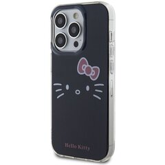 Hello Kitty HKHCP15XHKHLK iPhone 15 Pro Max 6.7" czarny|black hardcase IML Kitty Face цена и информация | Чехлы для телефонов | pigu.lt