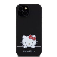 Hello Kitty Liquid Silicone Daydreaming Logo Case for iPhone 15 Pro Black цена и информация | Чехлы для телефонов | pigu.lt