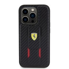 Ferrari Carbon Grip Stand kaina ir informacija | Telefono dėklai | pigu.lt