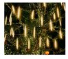 Lempučių girlianda 36LED šiltai baltos, 8 meteorų lazdelės цена и информация | Girliandos | pigu.lt