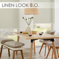 Рулонные шторы «linen Look blackout cream». Размер 55*170