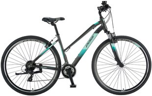 Городской велосипед Polar Forester Comp Lady 22 L, 28", серый/светло-голубой цена и информация | Велосипеды | pigu.lt