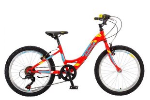 Vaikiškas dviratis Polar Modesty, 20", raudonos spalvos kaina ir informacija | Dviračiai | pigu.lt