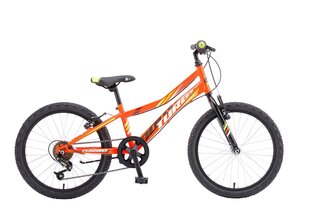 Vaikiškas dviratis Booster Turbo 200 21, 20", oranžinės spalvos kaina ir informacija | Dviračiai | pigu.lt