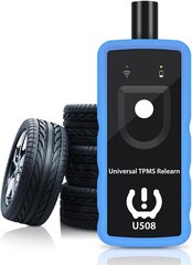 Universalus padangų slėgio daviklių tikrinimo ir programavimo prietaisas Universal TMPS Relearn U508, 1 vnt. kaina ir informacija | Auto reikmenys | pigu.lt