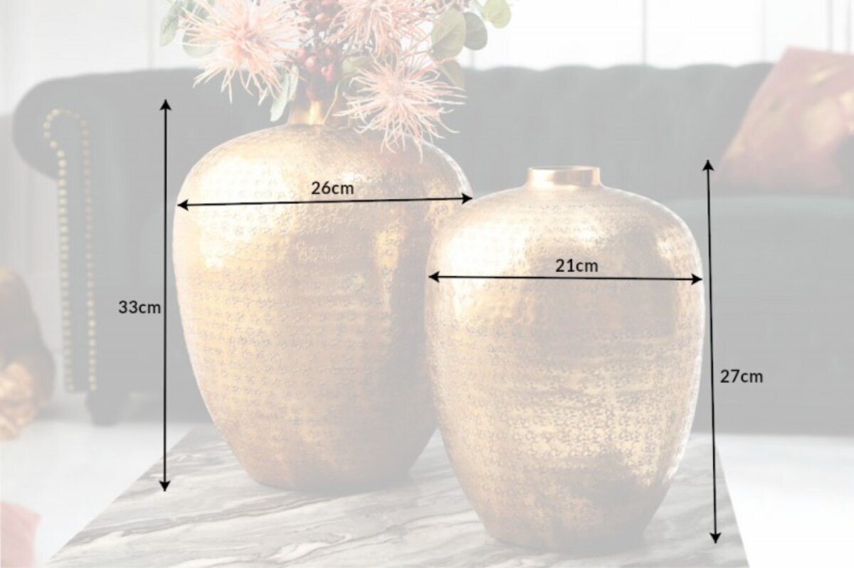 Invicta vaza Knull, 33 cm kaina ir informacija | Vazos | pigu.lt