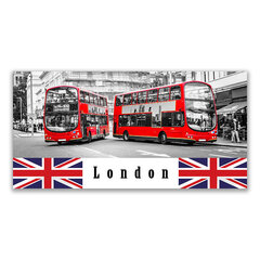 Reprodukcija Londono autobusai цена и информация | Репродукции, картины | pigu.lt