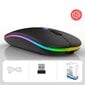 Belaidė RGB pelė, juoda цена и информация | Pelės | pigu.lt