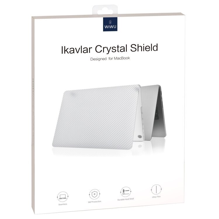 iKavlar WiWU for MacBook 13.3''Pro Transparent kaina ir informacija | Krepšiai, kuprinės, dėklai kompiuteriams | pigu.lt