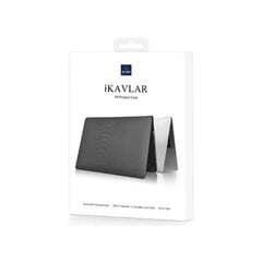 WiWU iKavlar for MacBook 13.6 Air  2022 Transparent Black A2681 цена и информация | Рюкзаки, сумки, чехлы для компьютеров | pigu.lt