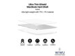 iShield WiWU for MacBook 13.6 Air 2022 Transparent Black A2681 kaina ir informacija | Krepšiai, kuprinės, dėklai kompiuteriams | pigu.lt