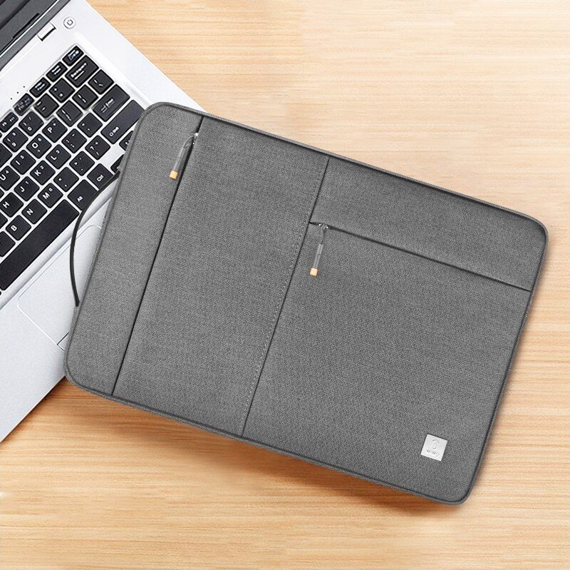 Alpha Slim Sleeve WiWU for up to 16 " Laptop, waterproof grey kaina ir informacija | Krepšiai, kuprinės, dėklai kompiuteriams | pigu.lt