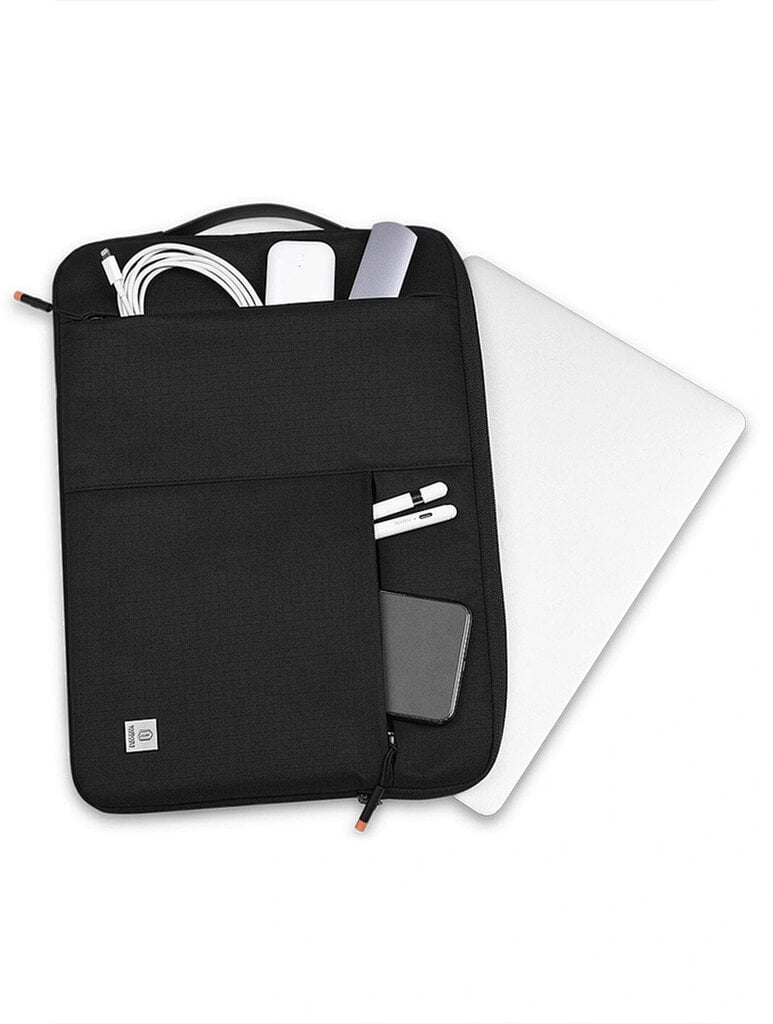 Alpha Slim Sleeve WiWU for up to 15 " Laptop, waterproof black цена и информация | Krepšiai, kuprinės, dėklai kompiuteriams | pigu.lt