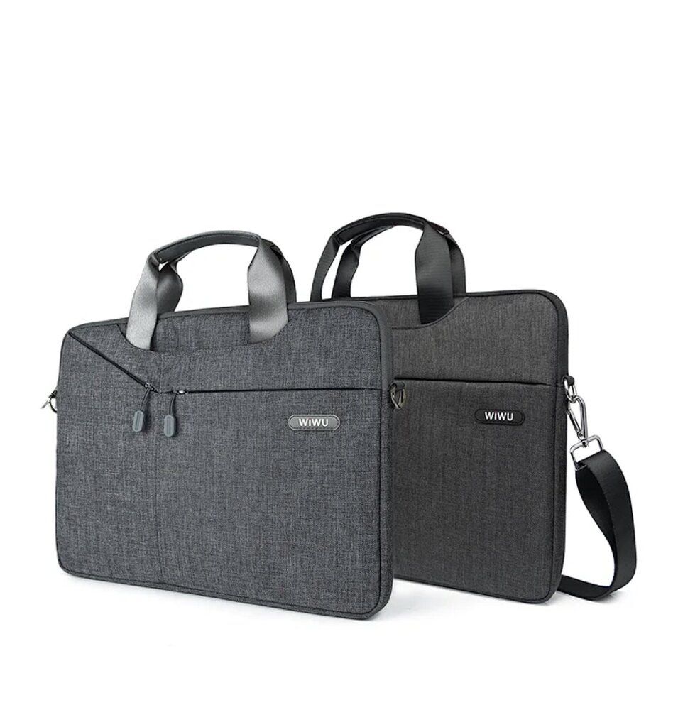 City Commuter Bag WiWU up to 14" Laptop, black kaina ir informacija | Krepšiai, kuprinės, dėklai kompiuteriams | pigu.lt