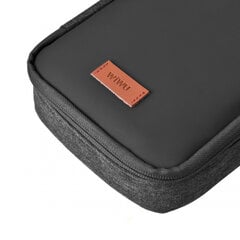 WiWU Minimal Tech Pouch Travel in Style Waterproof, black цена и информация | Рюкзаки и сумки | pigu.lt